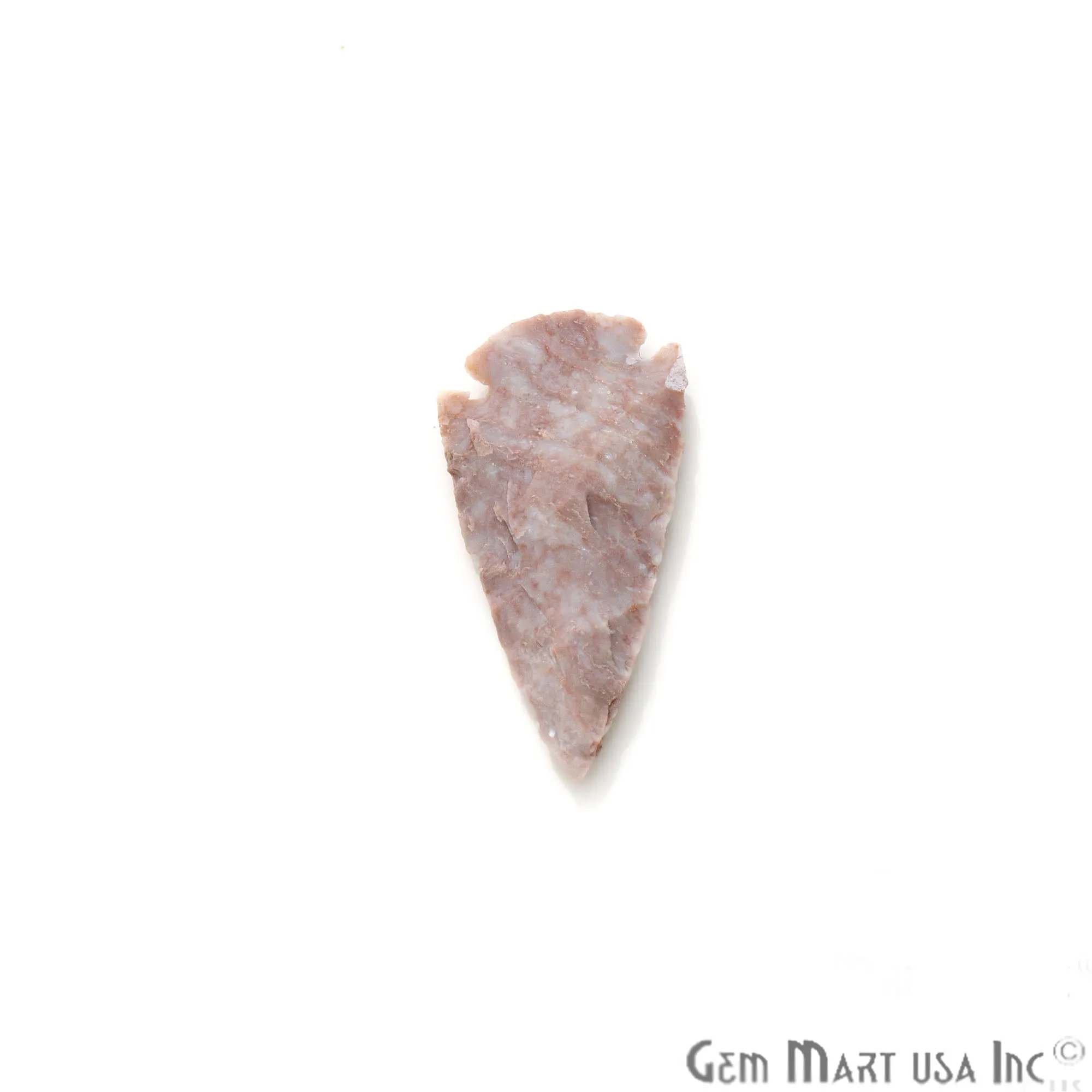 5pc Lot Arrowhead Cut Gemstones, 36x23mm Handcrafted Stone, Loose Gemstone, DIY Pendant, DIY Jewelry