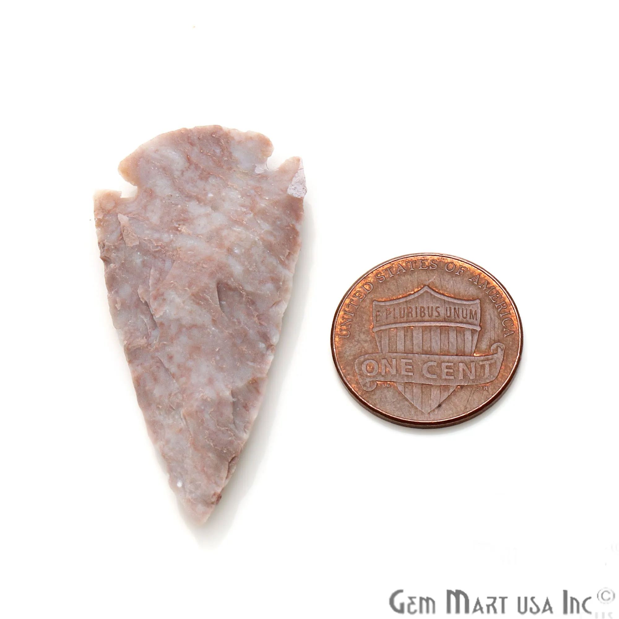 5pc Lot Arrowhead Cut Gemstones, 36x23mm Handcrafted Stone, Loose Gemstone, DIY Pendant, DIY Jewelry