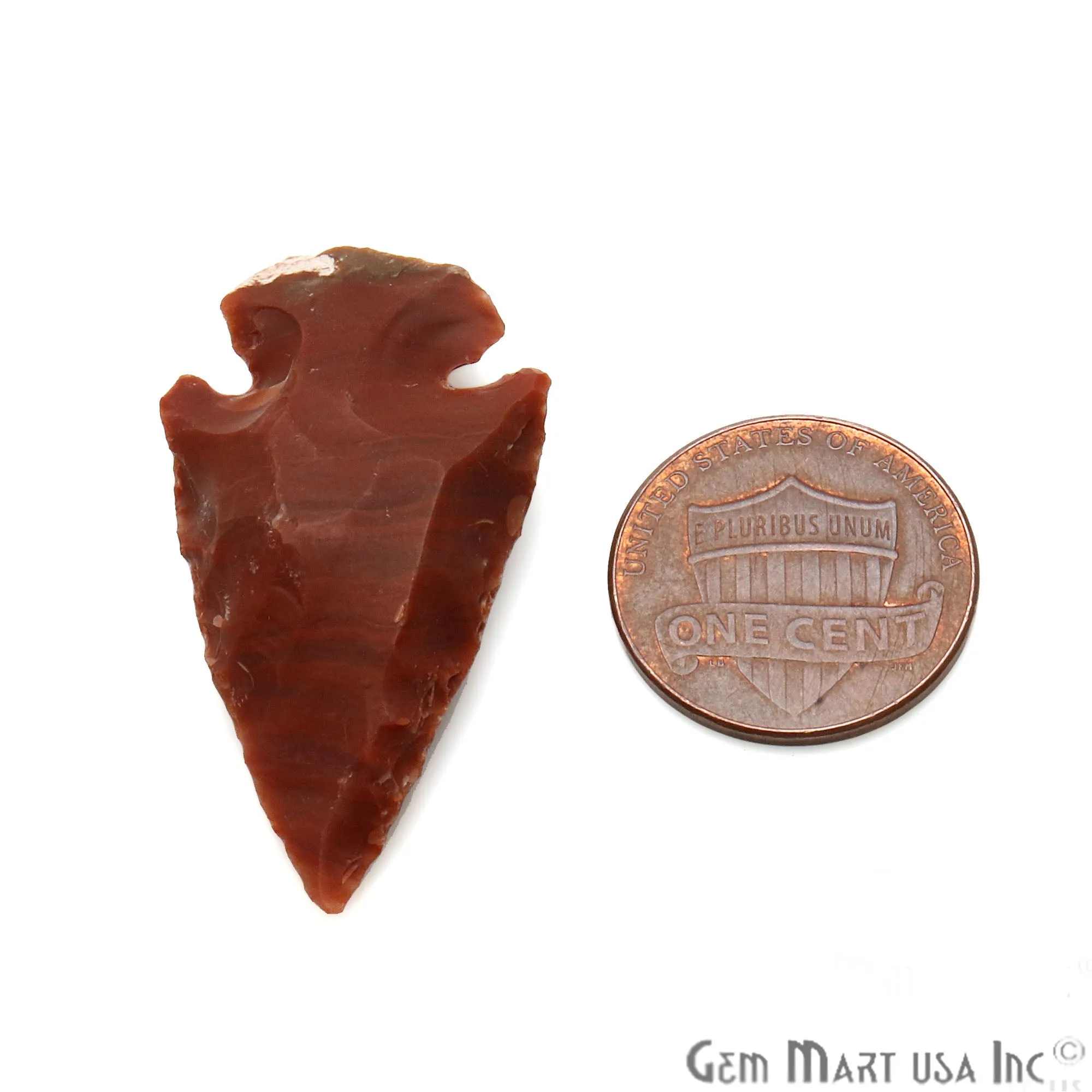 5pc Lot Arrowhead Cut Gemstones, 37x19mm Handcrafted Stone, Loose Gemstone, DIY Pendant, DIY Jewelry
