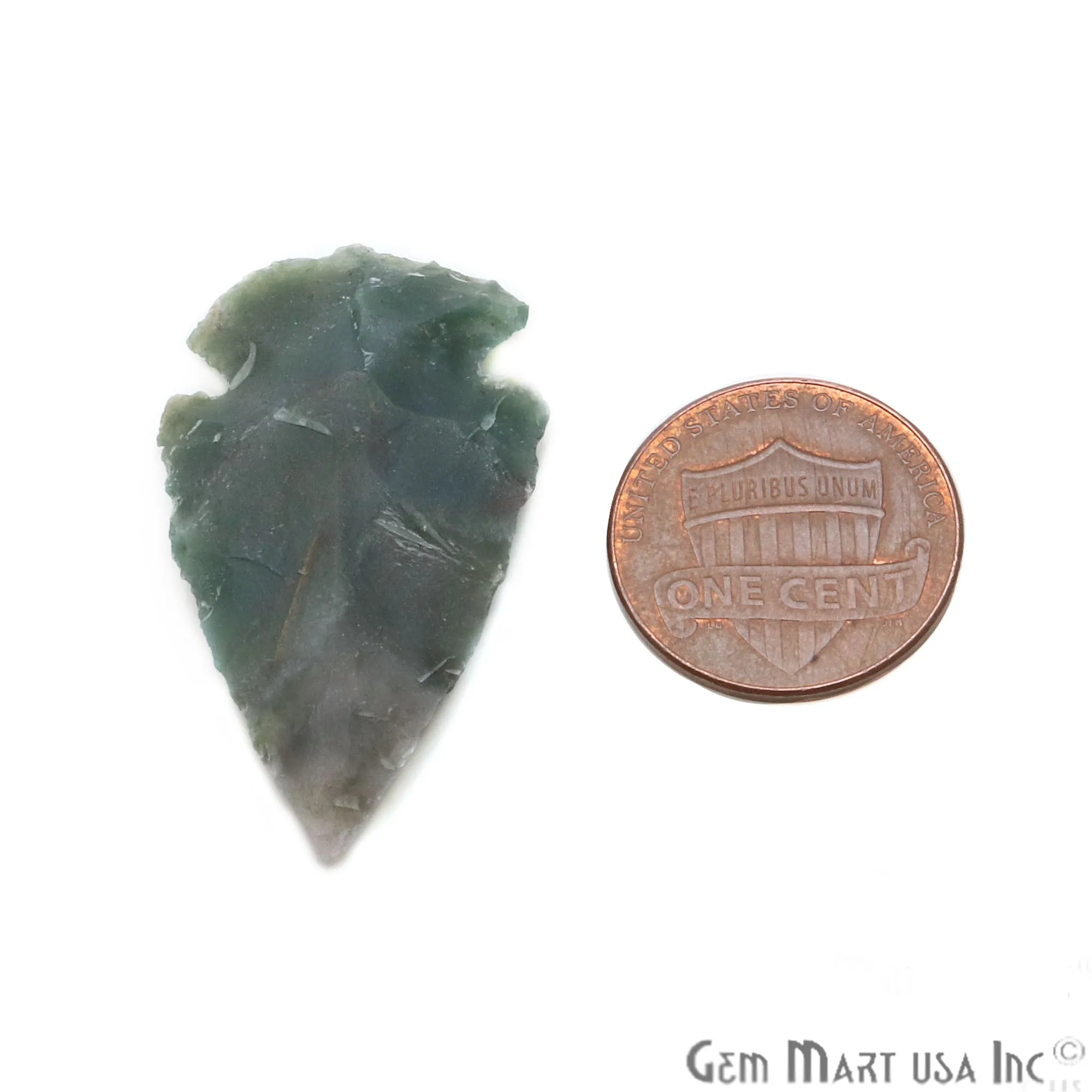 5pc Lot Arrowhead Cut Gemstones, 37x21mm Handcrafted Stone, Loose Gemstone, DIY Pendant, DIY Jewelry
