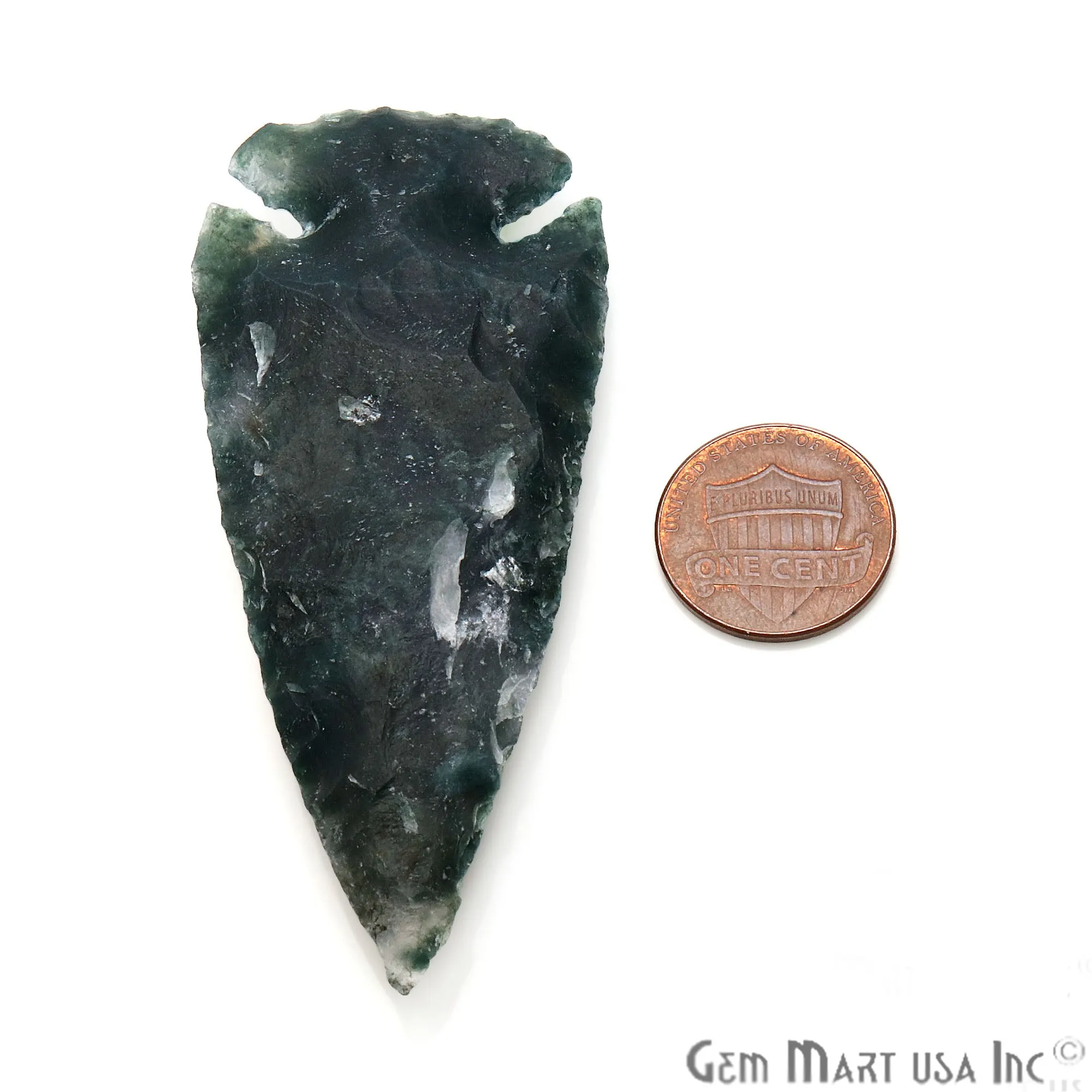 5pc Lot Arrowhead Cut Gemstones, 75x33mm Handcrafted Stone, Loose Gemstone, DIY Pendant, DIY Jewelry
