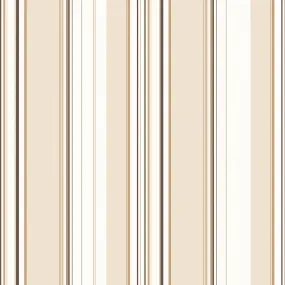 Abstract Stripes Cream/Brown Wallpaper from the Kitchen Recipes Collection