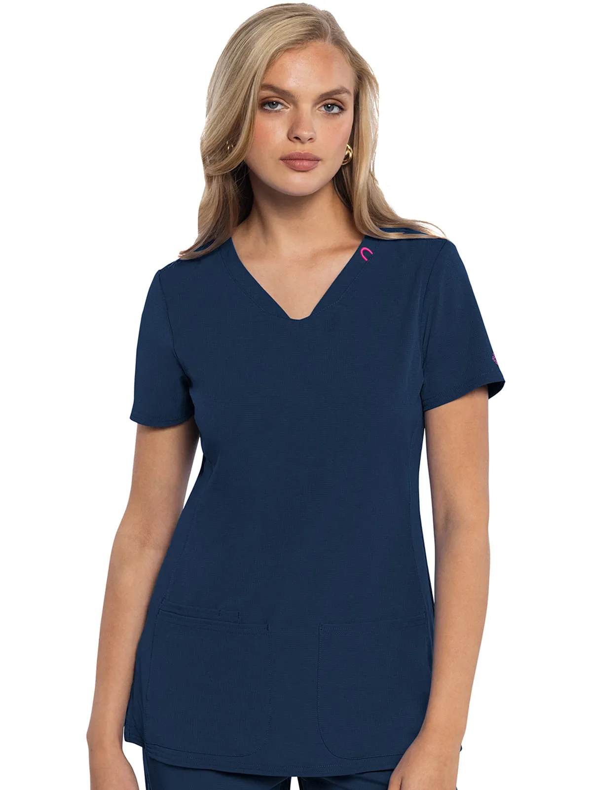 Amp - Women's V-Neck Scrub Top