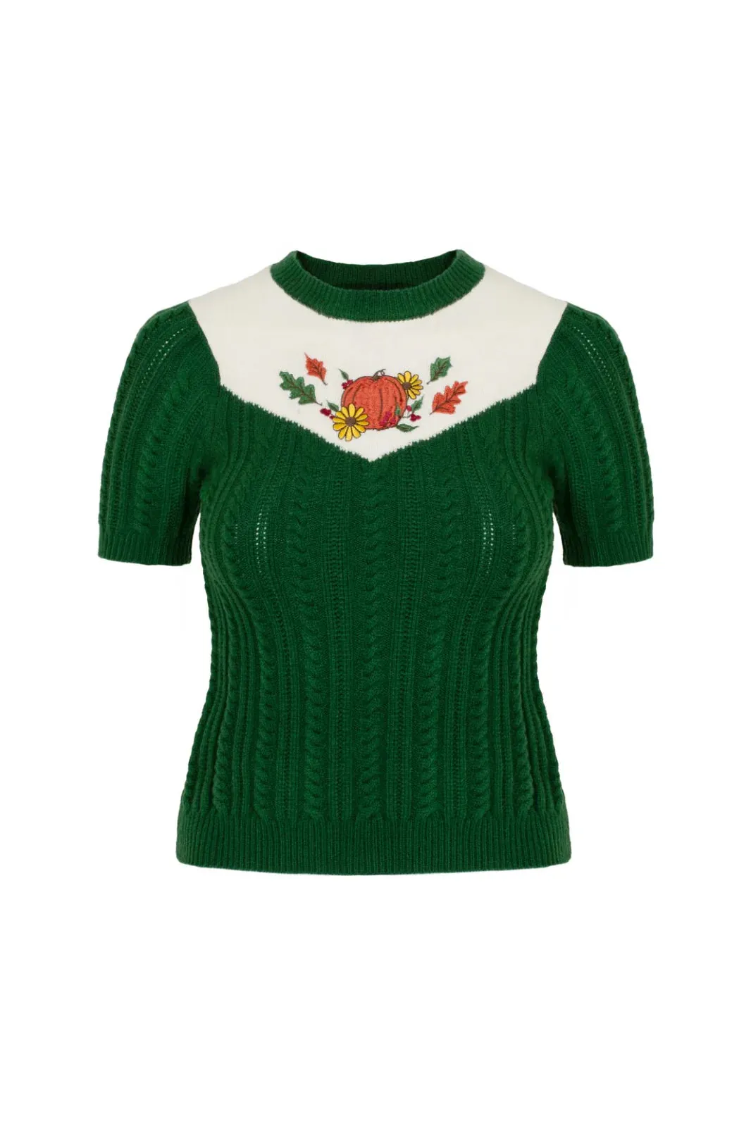 Autumn Pumpkin Sweater by Hell Bunny