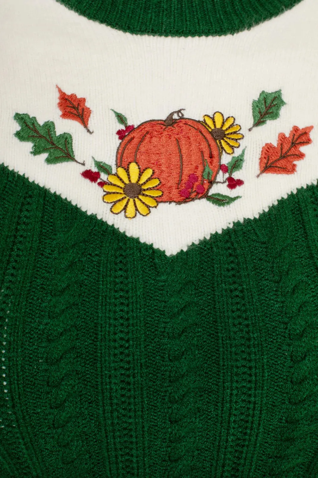 Autumn Pumpkin Sweater by Hell Bunny