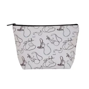 AWST Int'l "Lila" Bridles n' Things Cosmetic Pouch