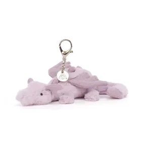 Bag Charm - Lavender Dragon