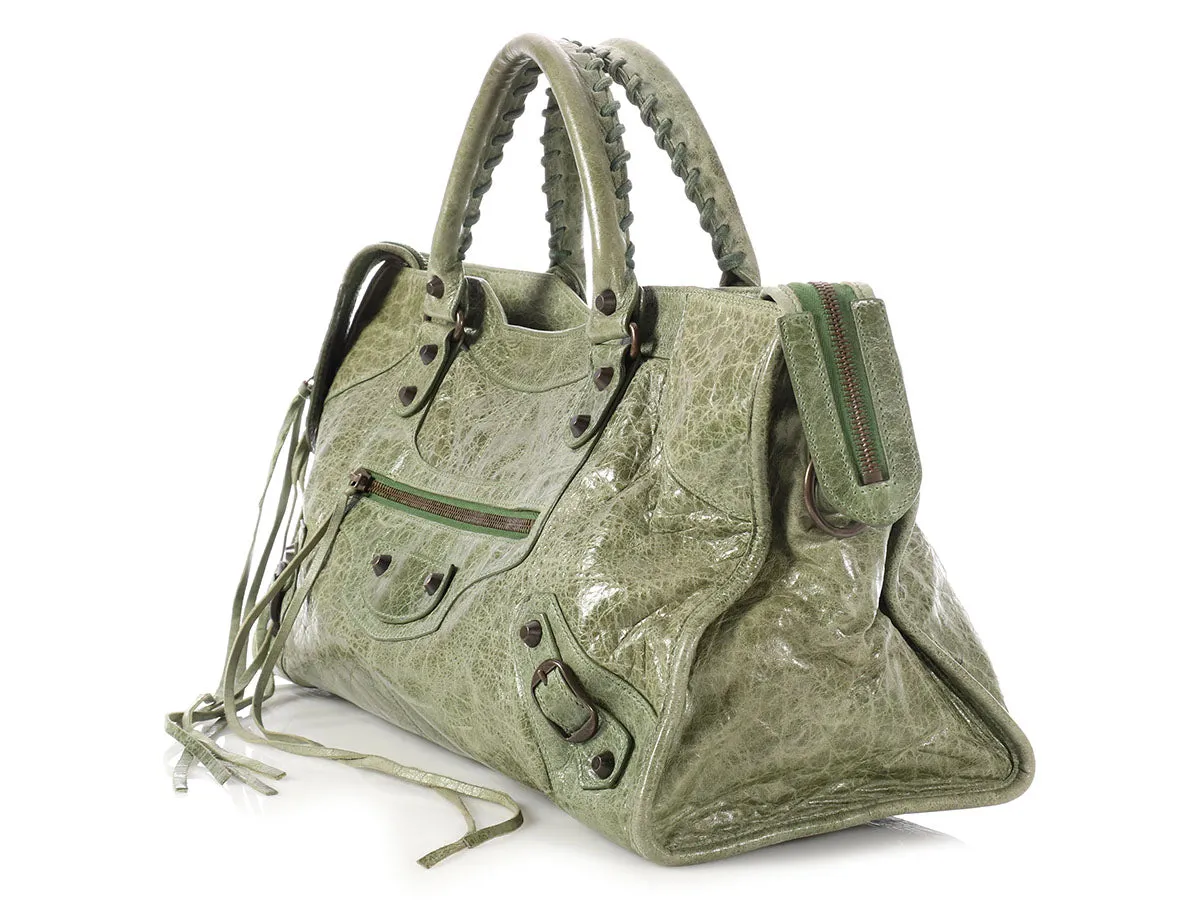 Balenciaga 2008 Thyme Agneau Classic Part Time