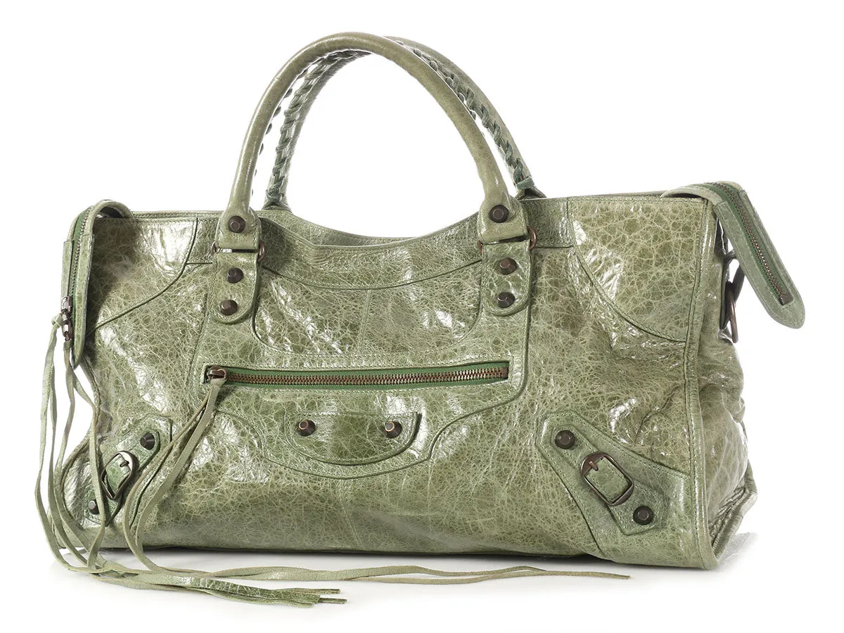 Balenciaga 2008 Thyme Agneau Classic Part Time
