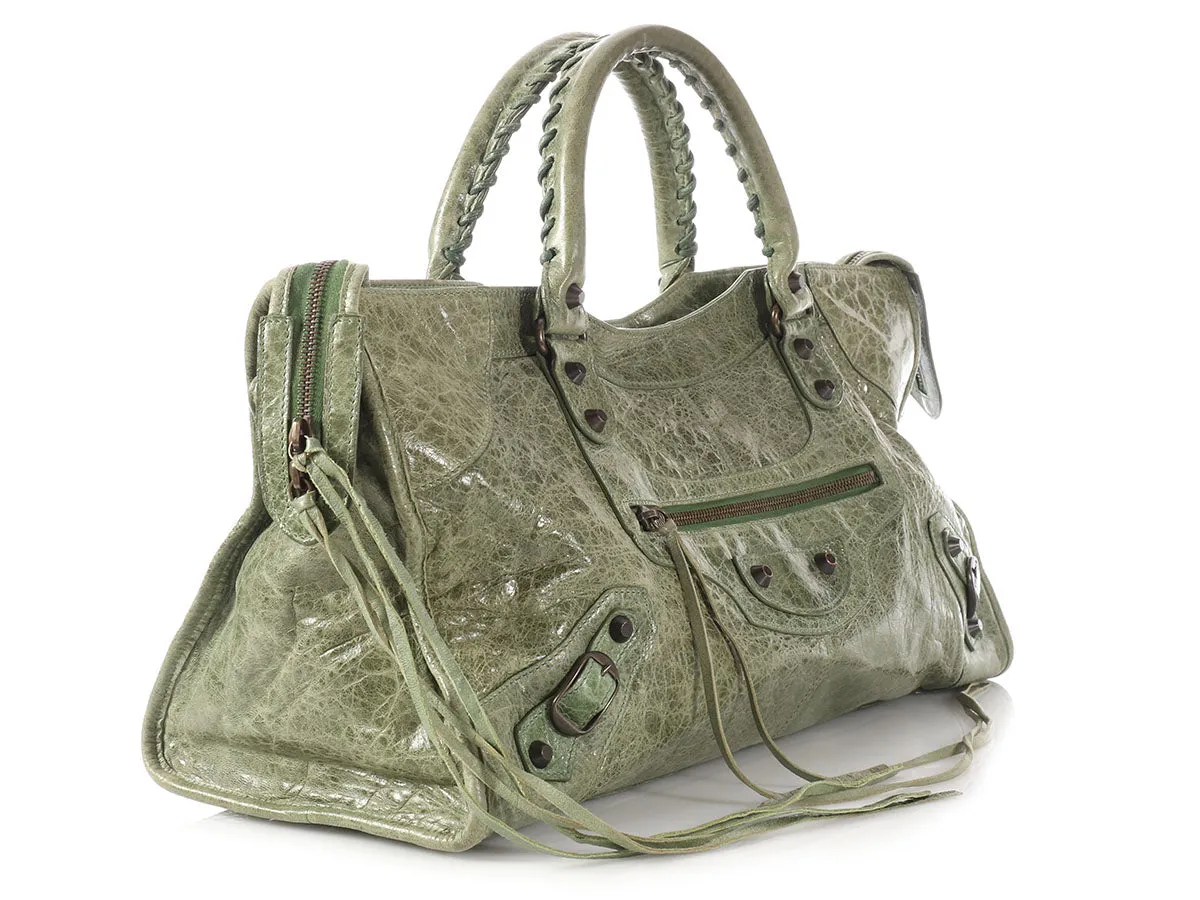 Balenciaga 2008 Thyme Agneau Classic Part Time