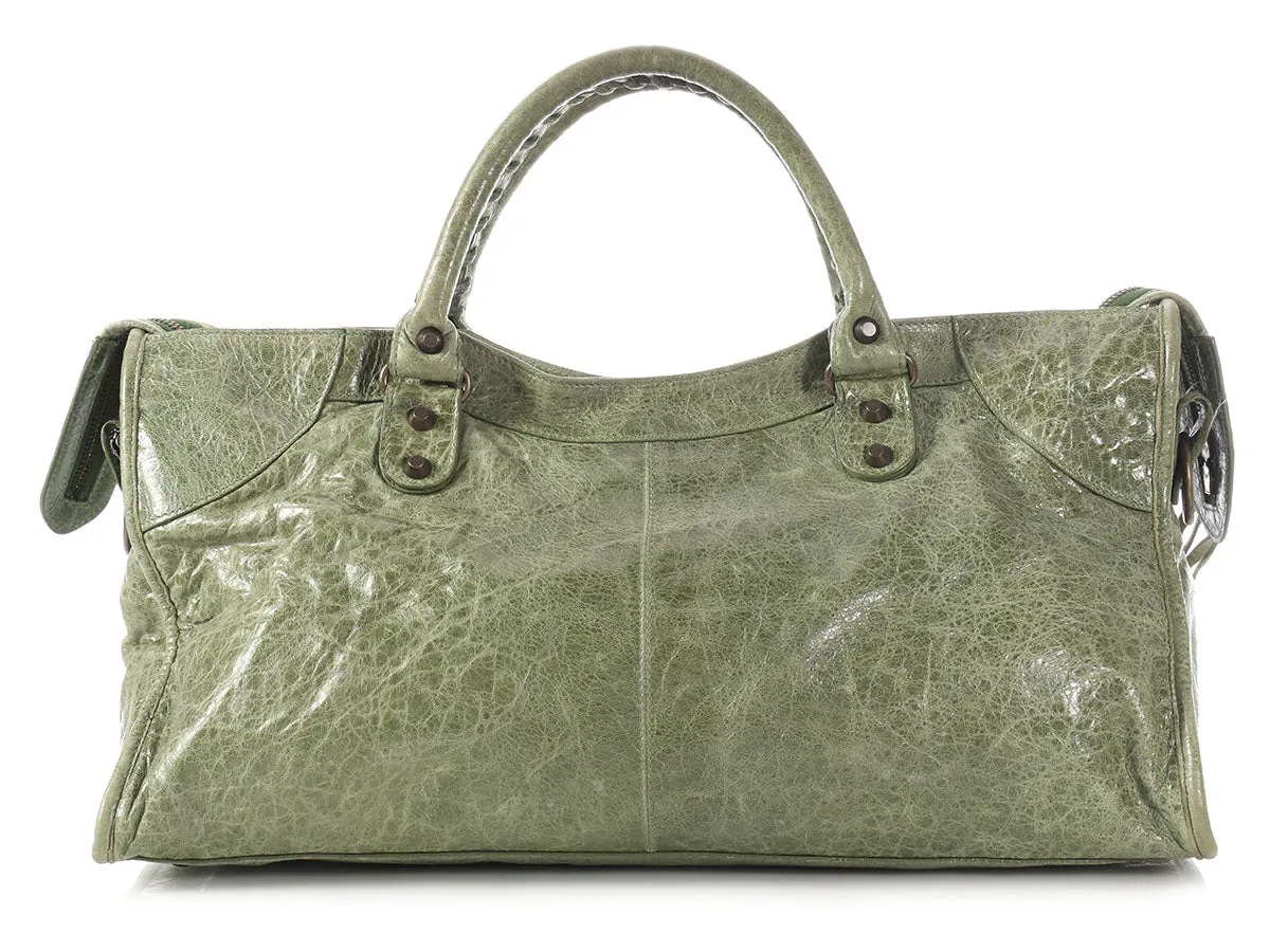 Balenciaga 2008 Thyme Agneau Classic Part Time