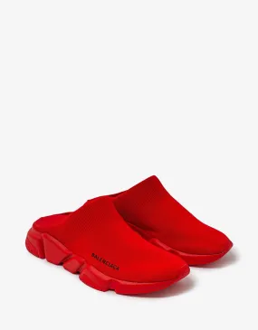 Balenciaga Red Speed Mule