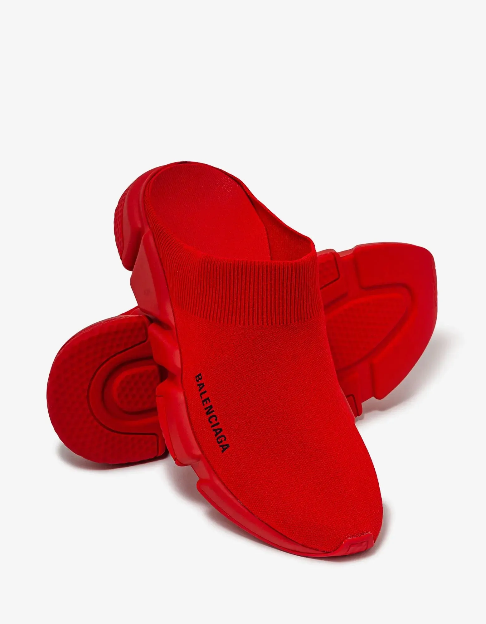 Balenciaga Red Speed Mule