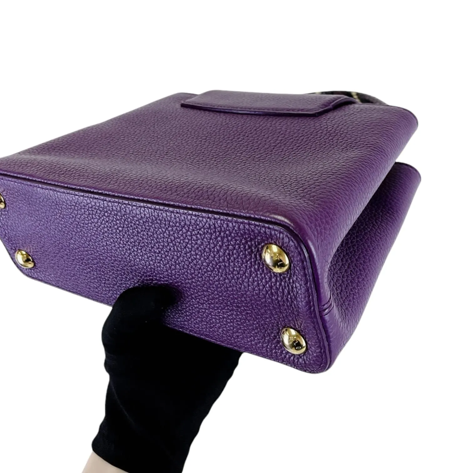 BB Capucines Purple with Python Handle GHW