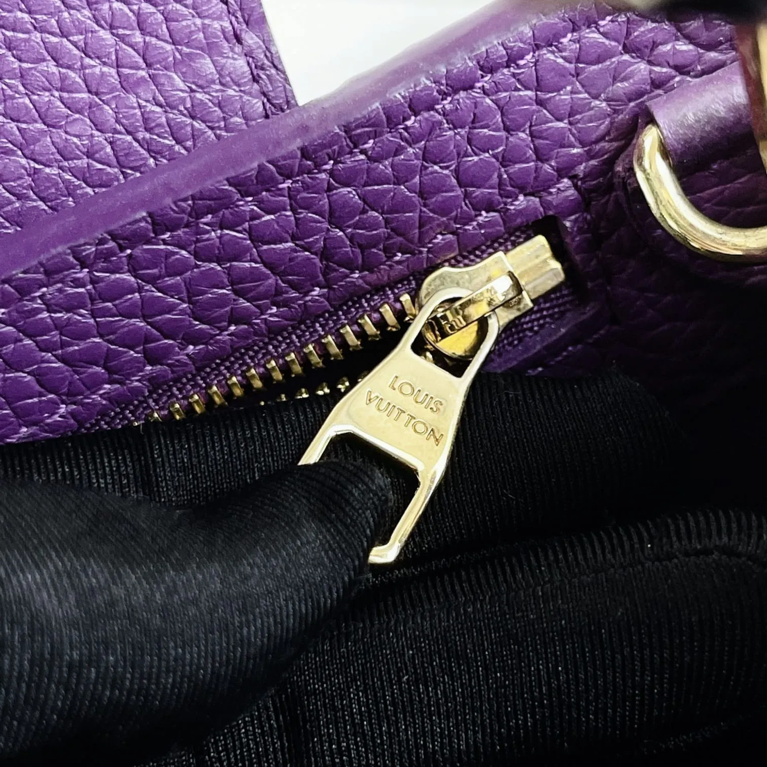 BB Capucines Purple with Python Handle GHW