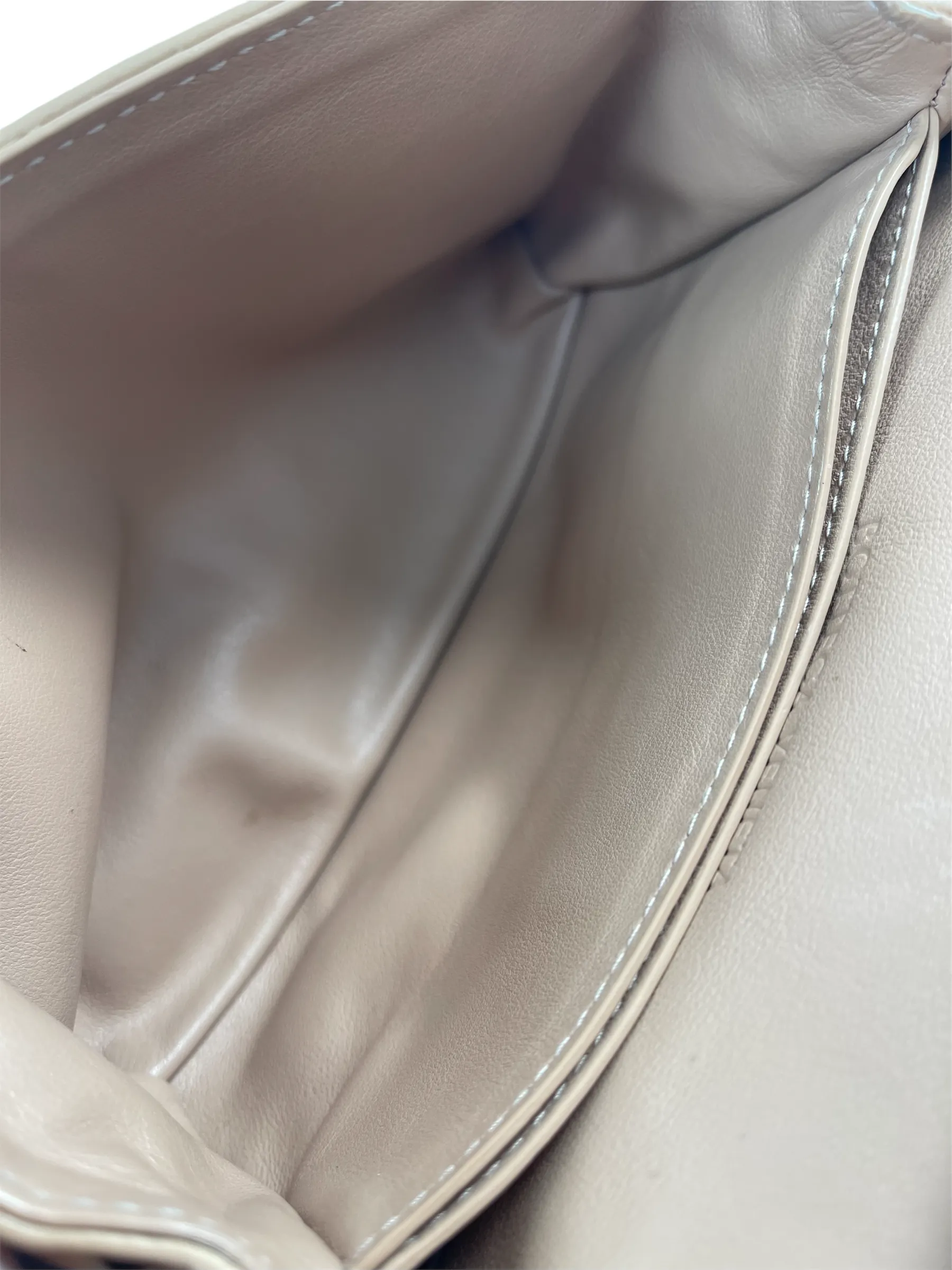 Bottega Nude Woven Leather Crossbody