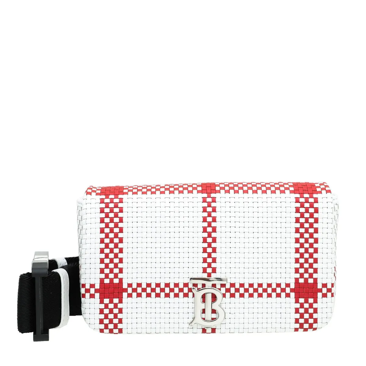 Burberry Bicolor TB Woven Lola Bumbag