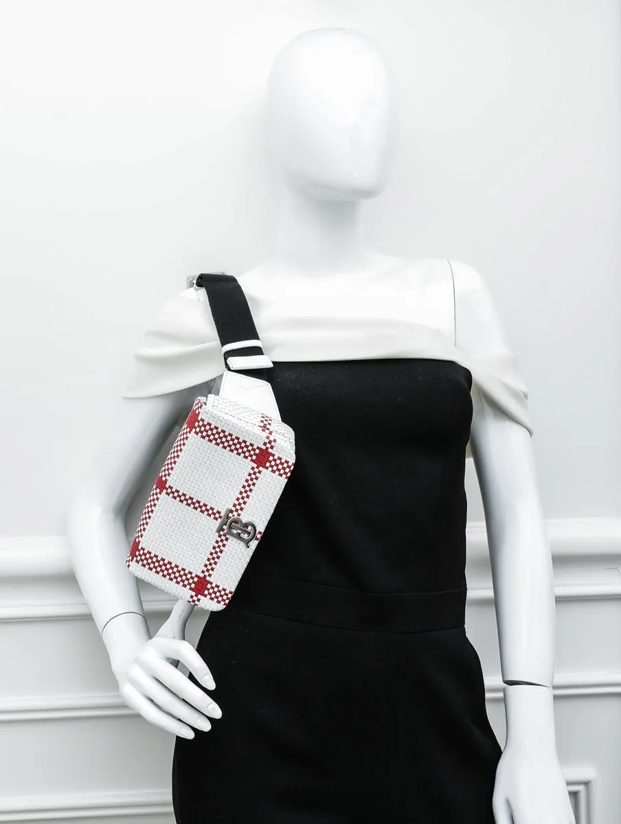Burberry Bicolor TB Woven Lola Bumbag