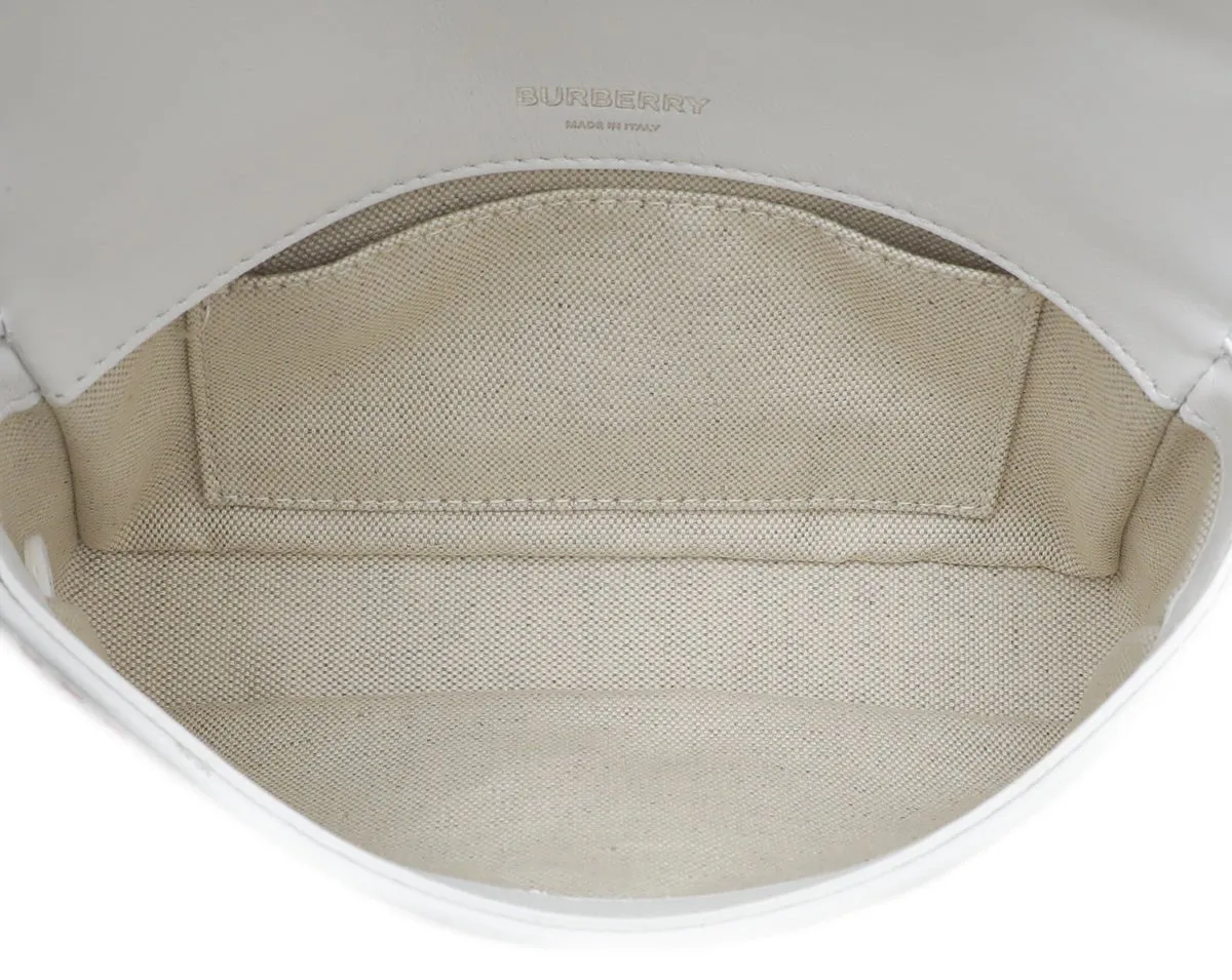 Burberry Bicolor TB Woven Lola Bumbag