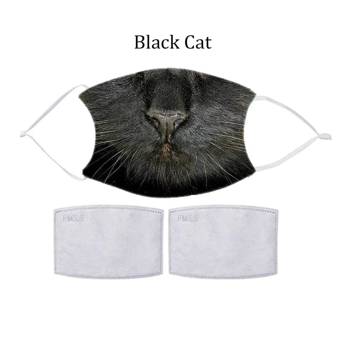 CAT FACE Fashion Design Printed Reusable Face Mask collection (Includes 2 FREE filters)