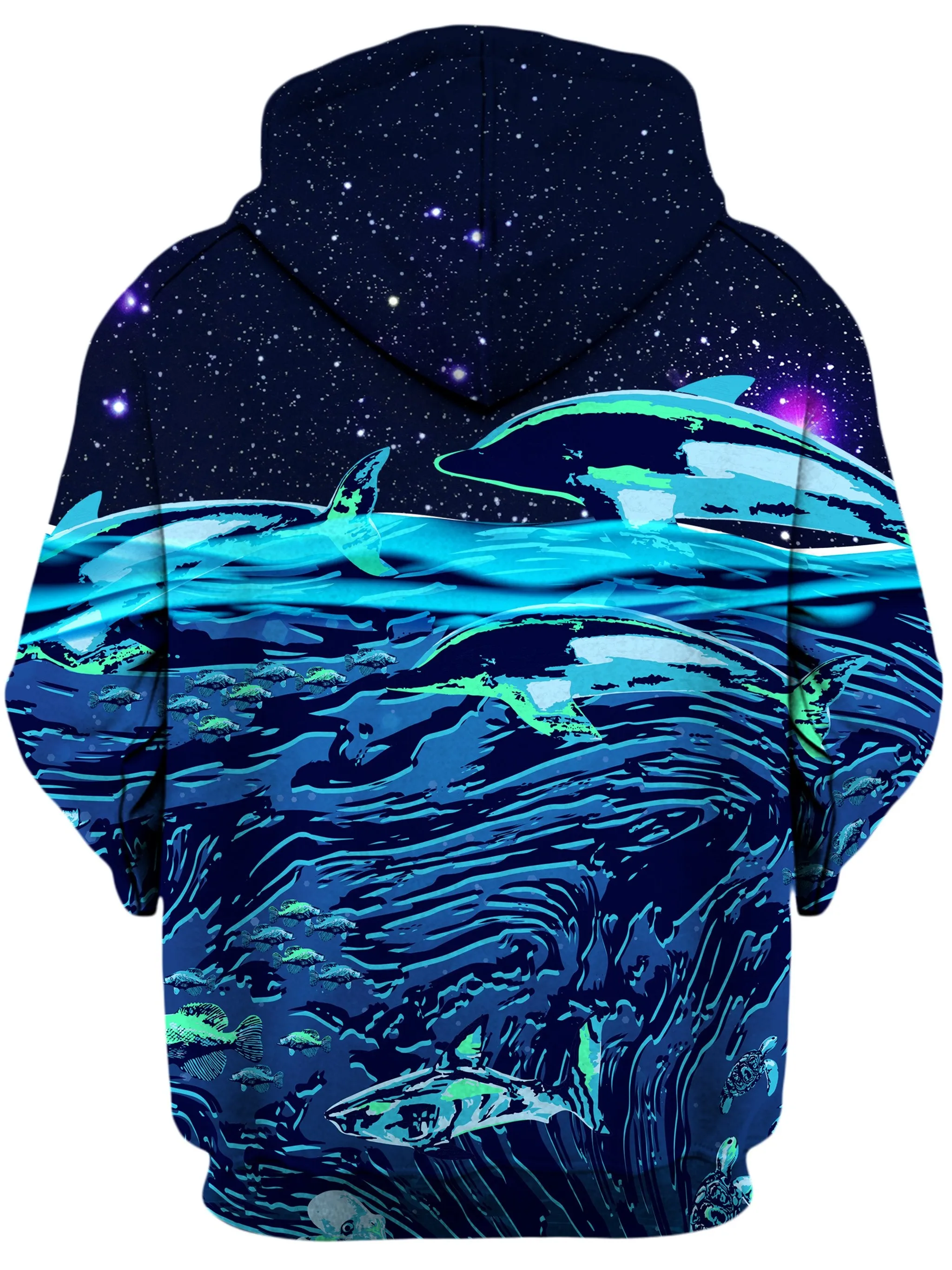 Celestial Seascape Unisex Zip-Up Hoodie