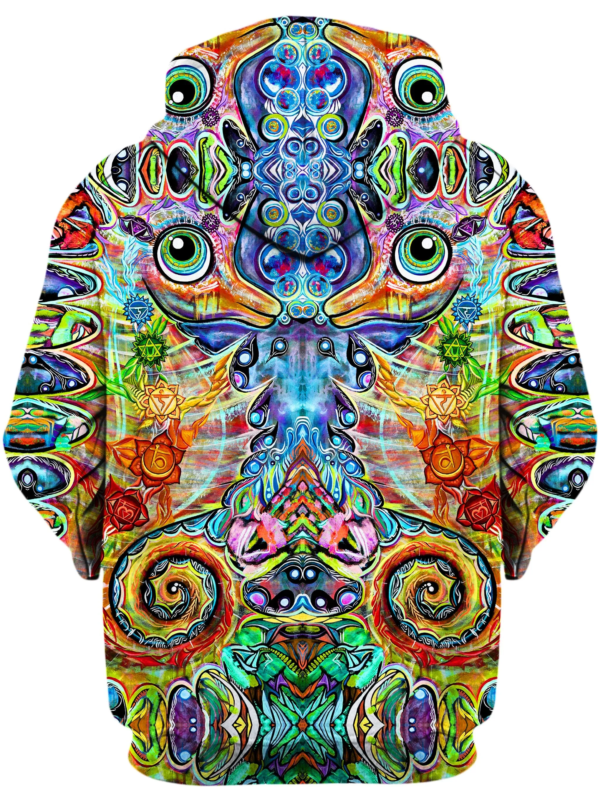 Chakra Seahorse Unisex Zip-Up Hoodie