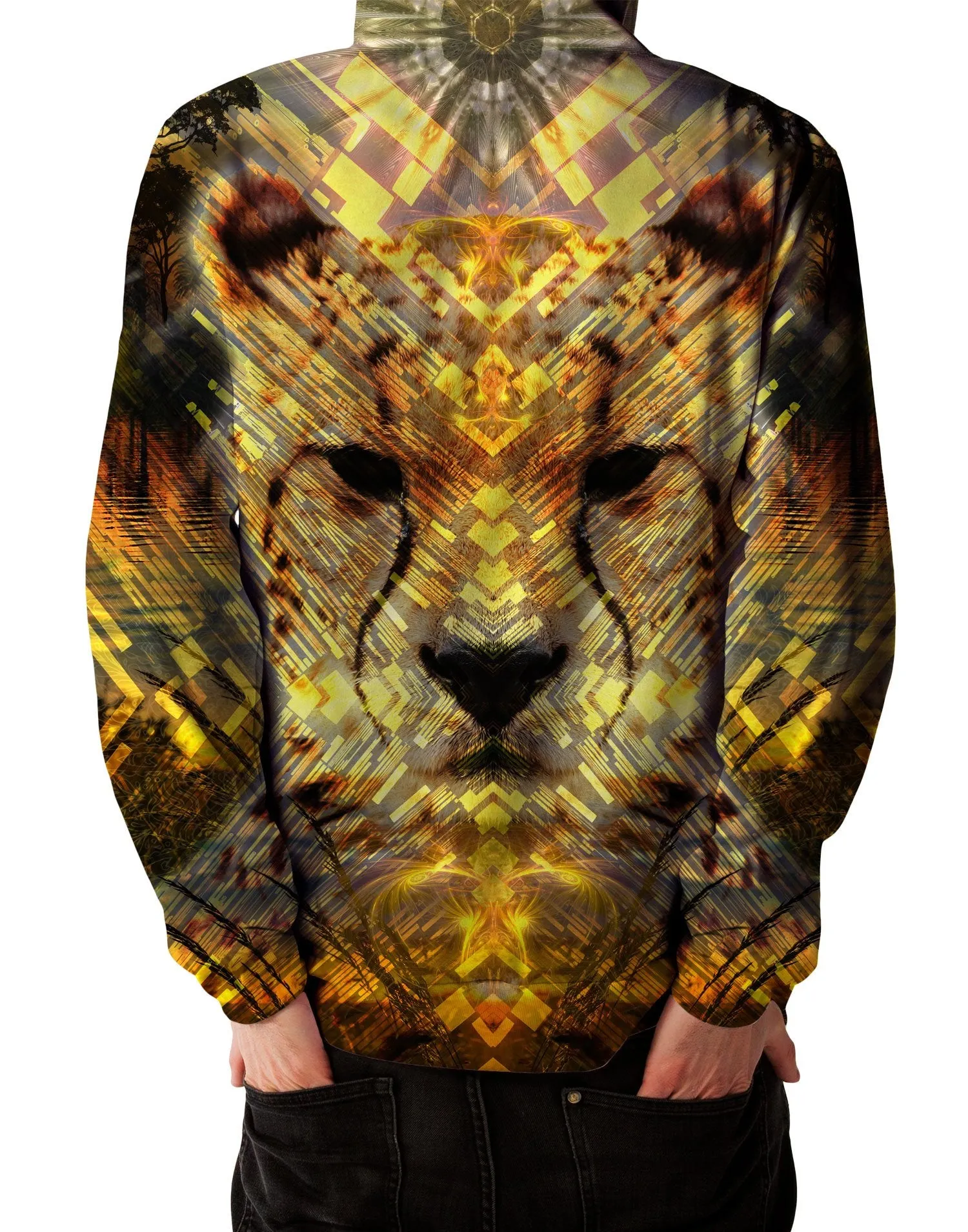 Cheetah Unisex Zip-Up Hoodie