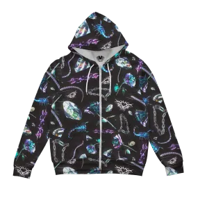 Chrome Sting Zip Up Hoodie