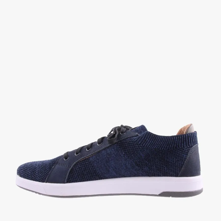 CROSSOVER KNIT-LACE NAVY