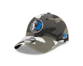 DALLAS MAVERICKS NEW ERA GREEN CAMO ADJUSTABLE CAP