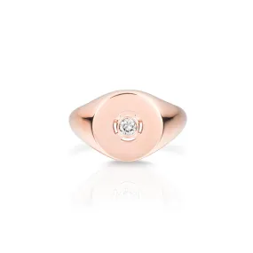 Discus Pinky Ring