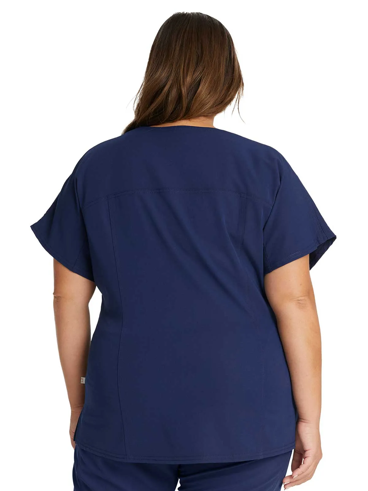 Euphoria - Women's Zip V-Neck Solid Top