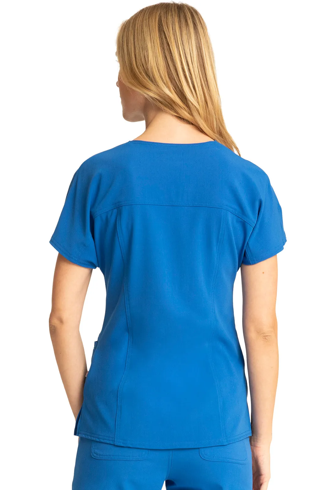 Euphoria - Women's Zip V-Neck Solid Top