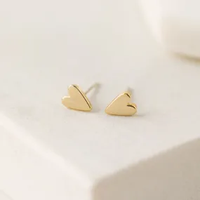 Everly Heart Stud Earrings