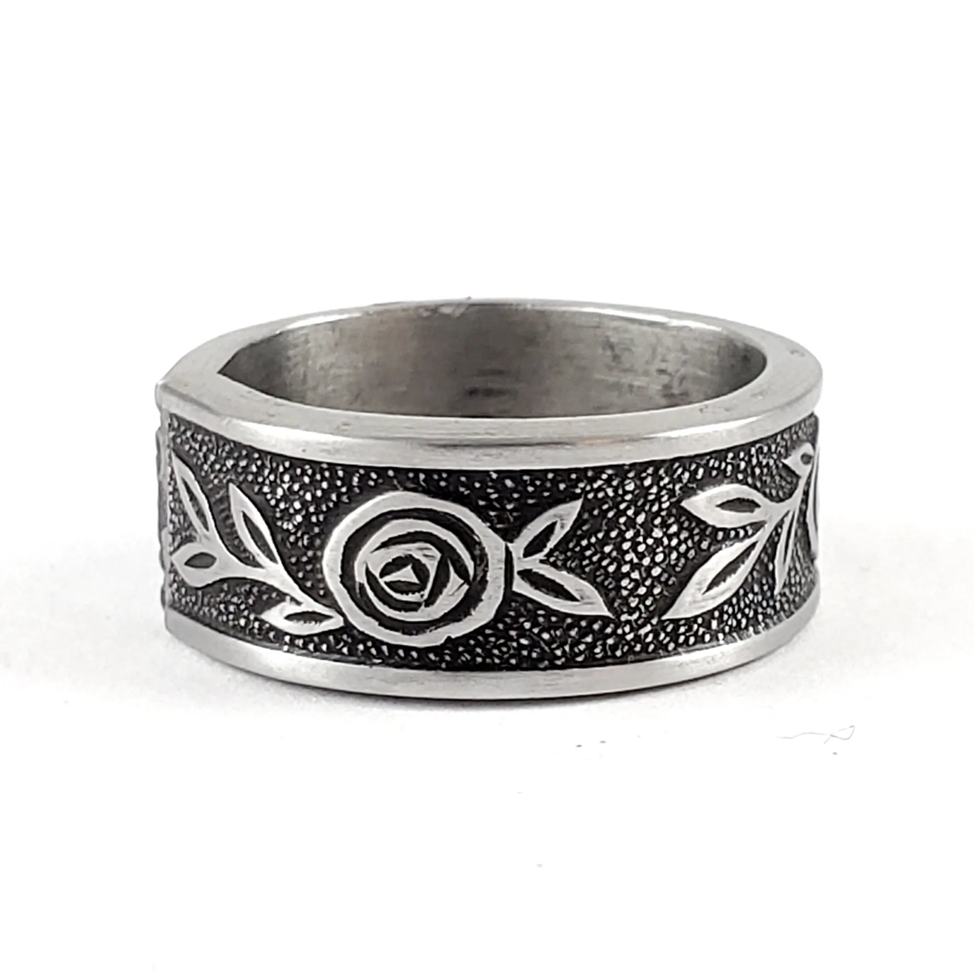 Interpur Mexicaly Rose Stainless Steel Spoon Ring