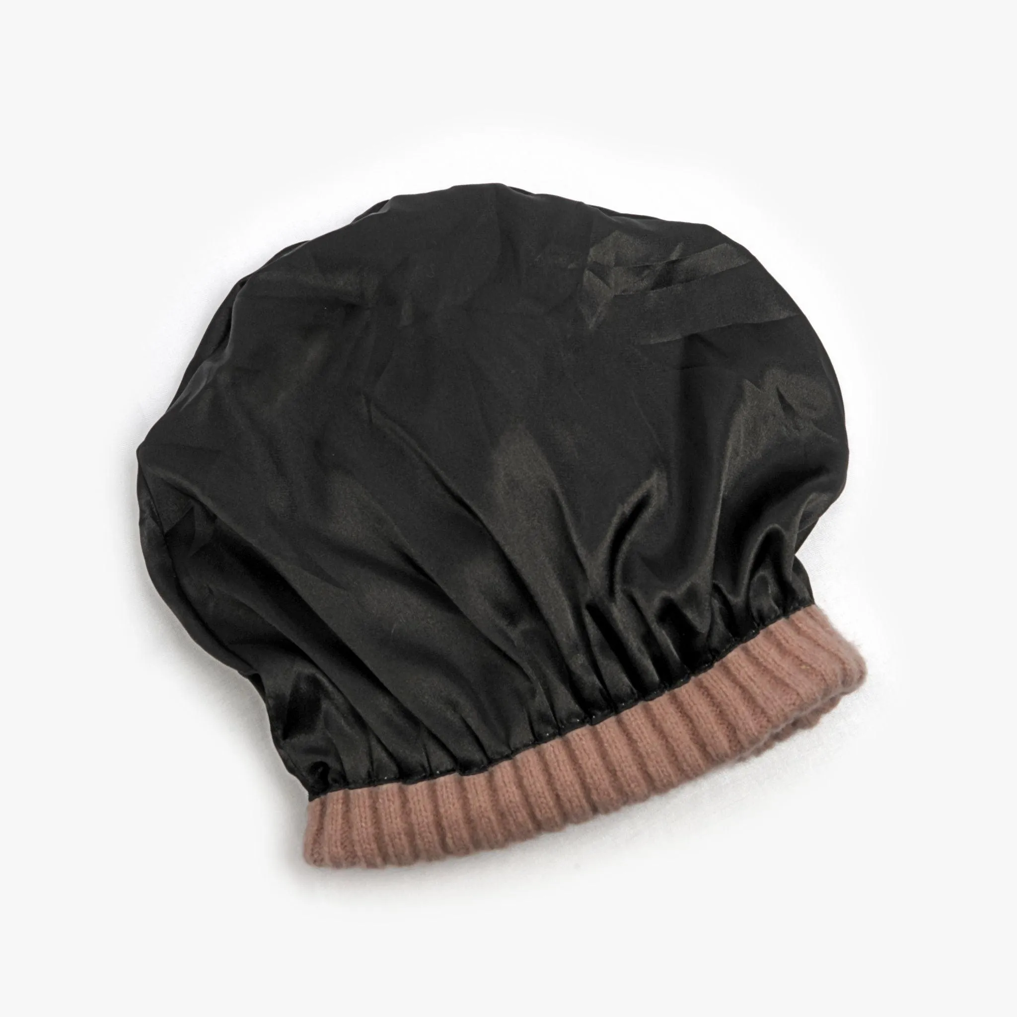Laura Satin Lined Beanie With Detachable Pom - Grey Marl
