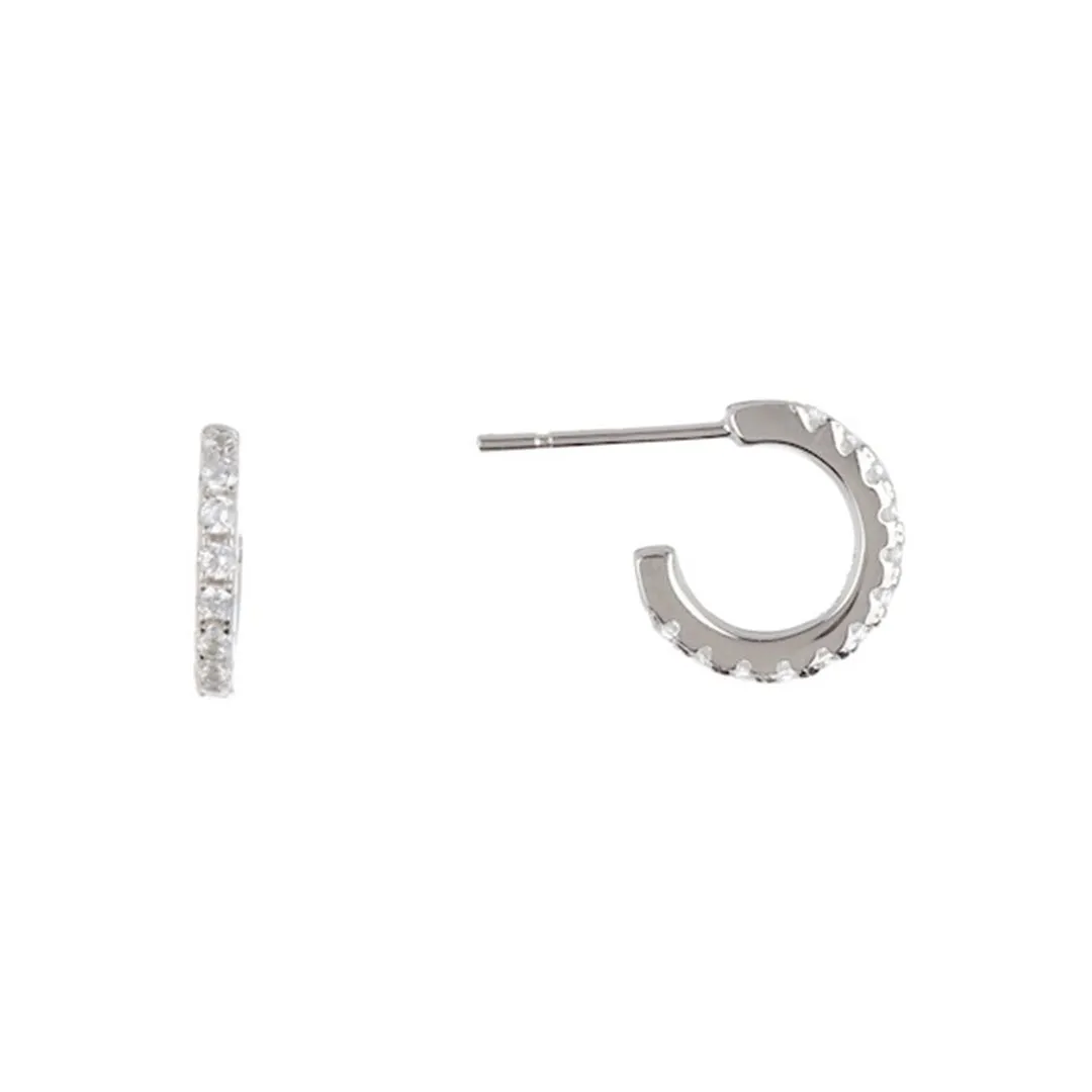 Mini Hoop Earrings silver gold