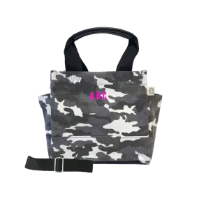 Mini Monogram Mini Luxe North South Bag: Grey Camouflage
