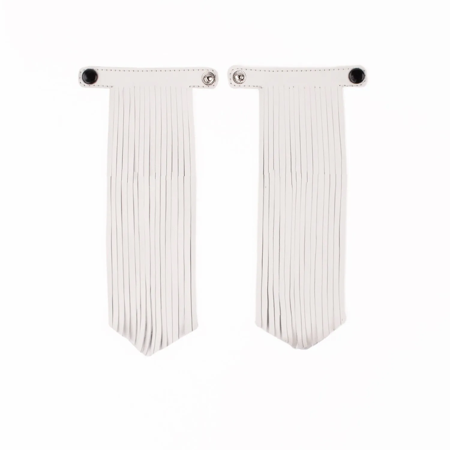 MK22949 - Adela Leather Tassels Set - White [Leather Accessory]