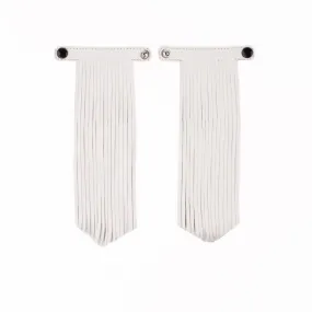 MK22949 - Adela Leather Tassels Set - White [Leather Accessory]