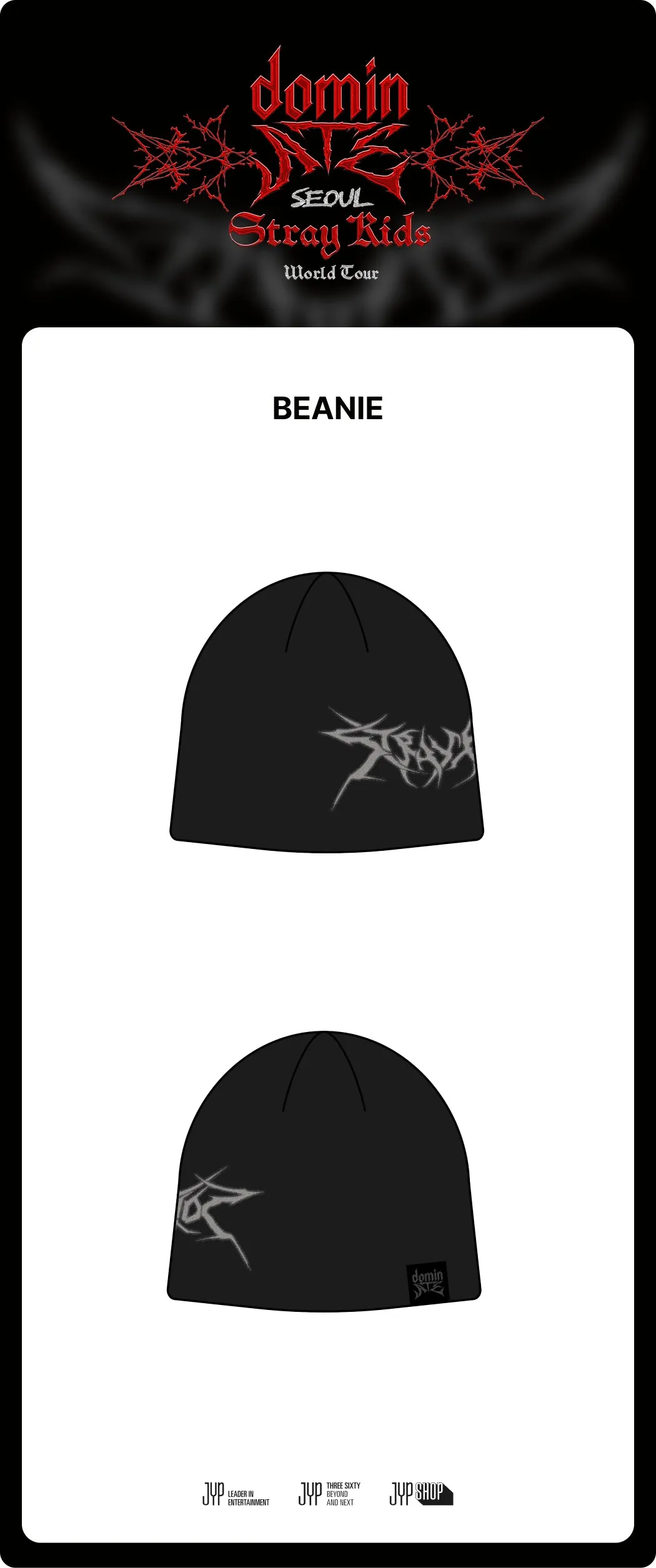 (PRE-ORDER) Stray Kids - [dominATE SEOUL] OFFICIAL MD BEANIE