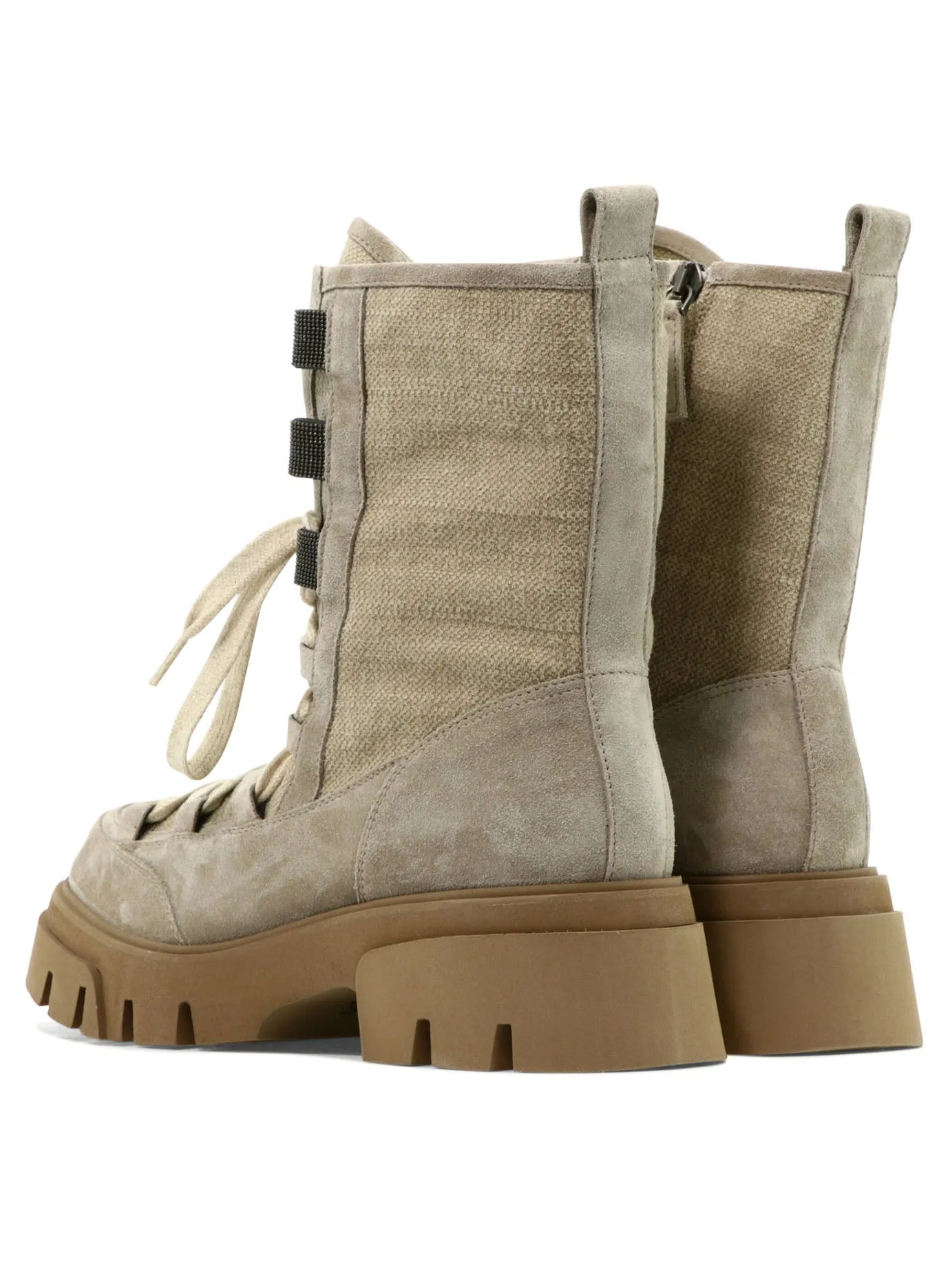 "PRECIOUS EYELETS" ANKLE BOOTS