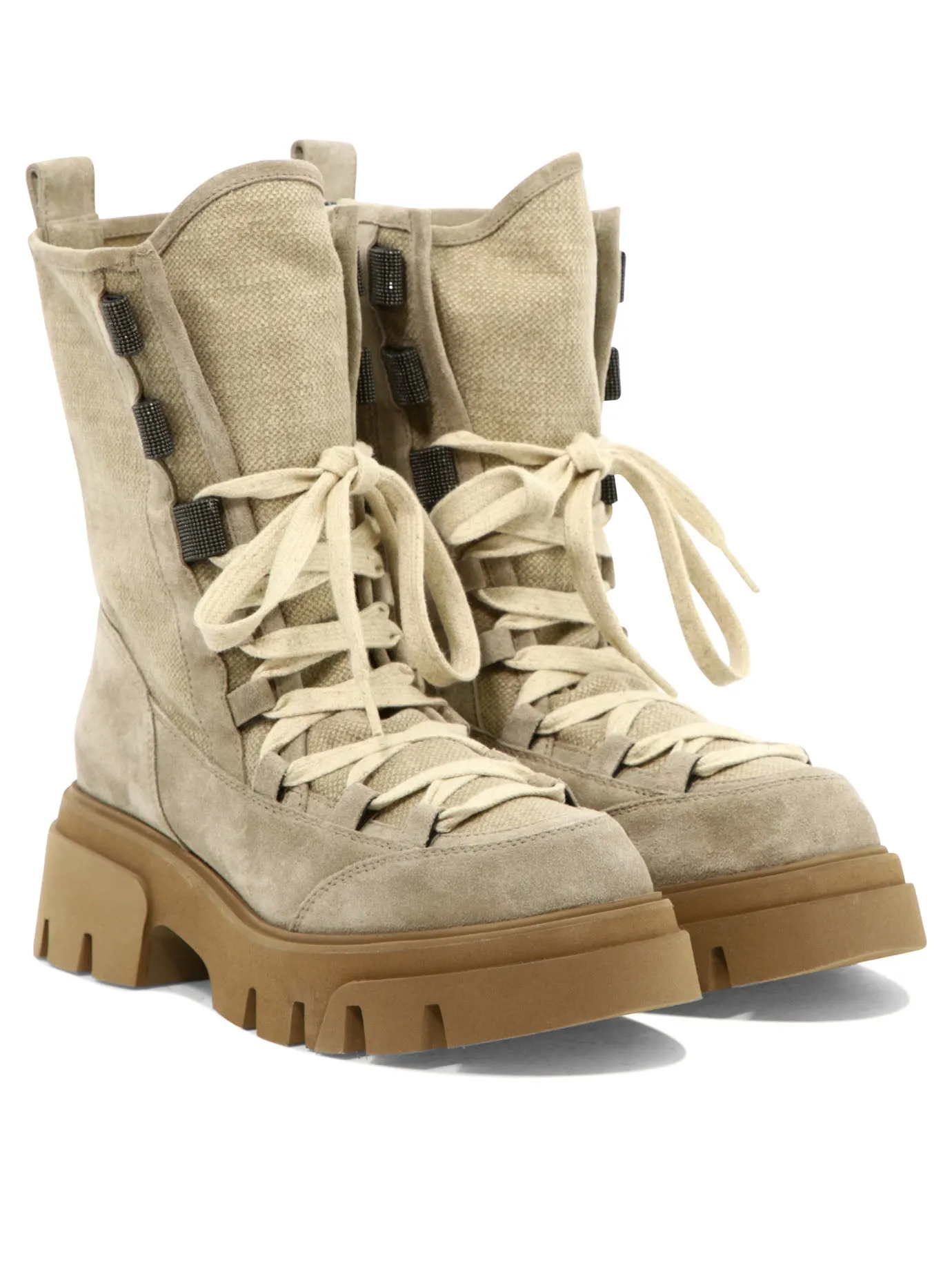 "PRECIOUS EYELETS" ANKLE BOOTS