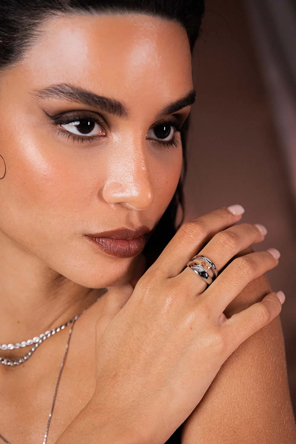 Rose Radiant Ring Silver