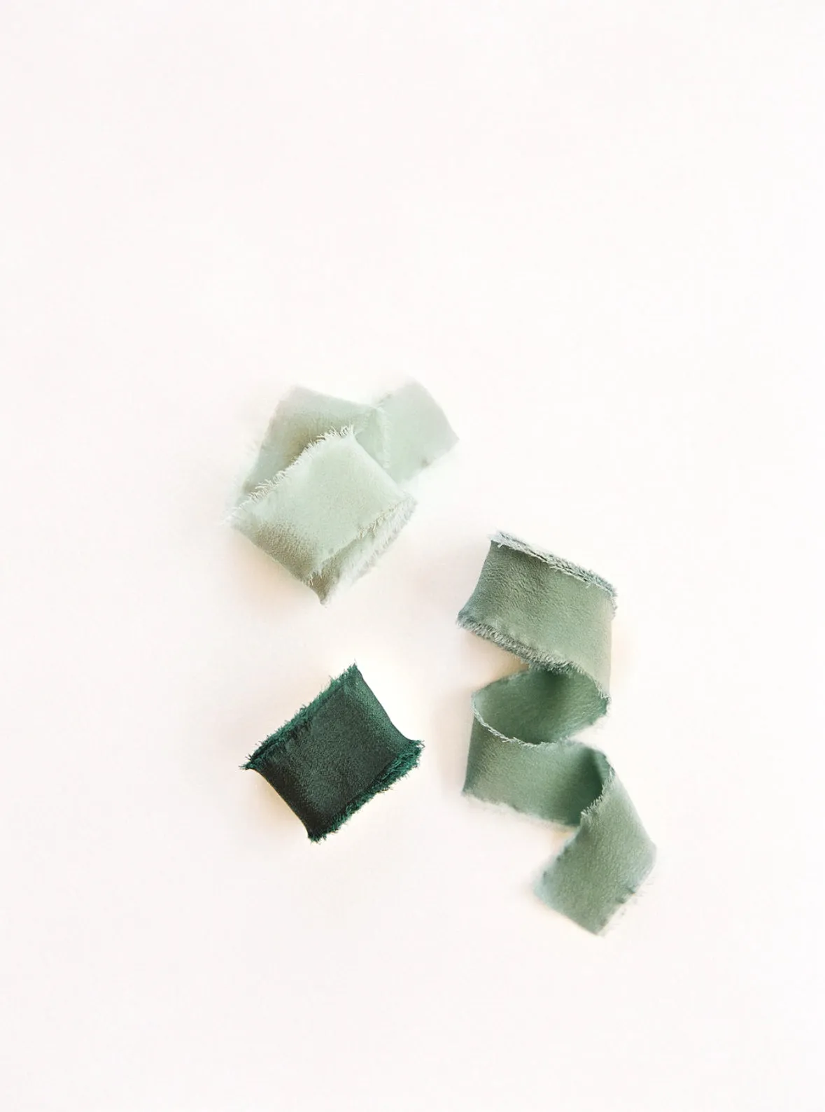 Silk Classic Ribbon in Fern
