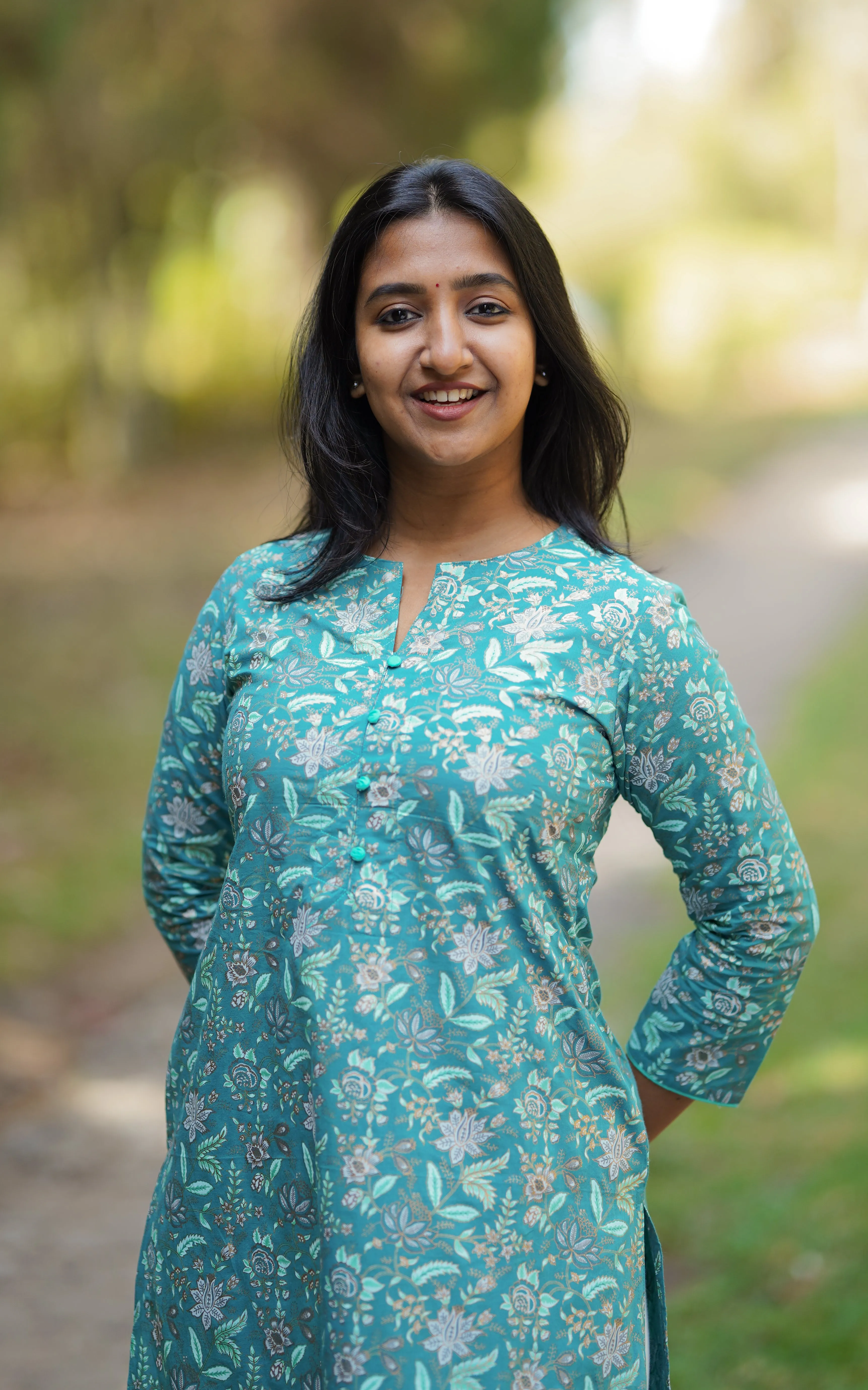 Thamizhini Aqua Green