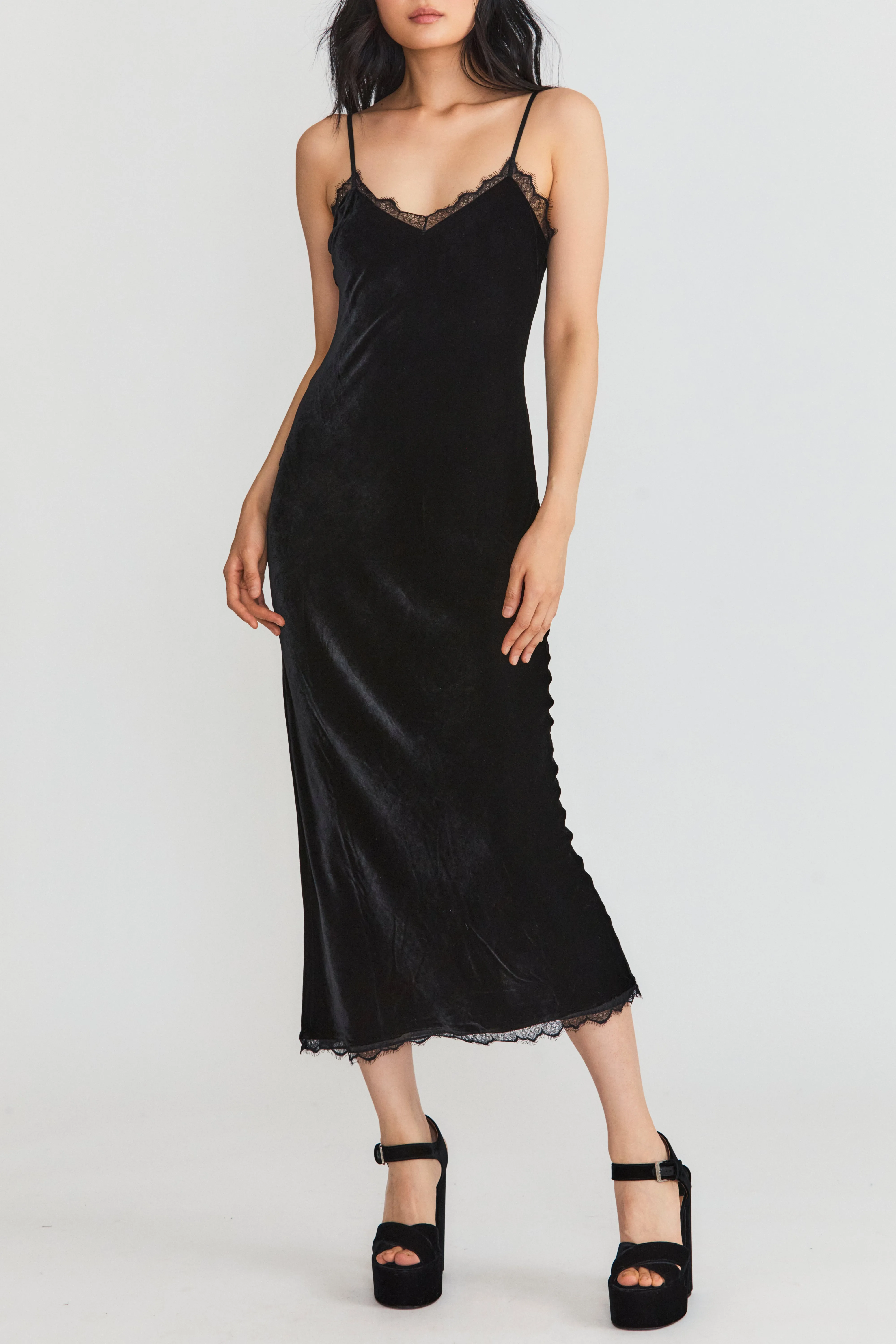Venus Velvet Midi Dress
