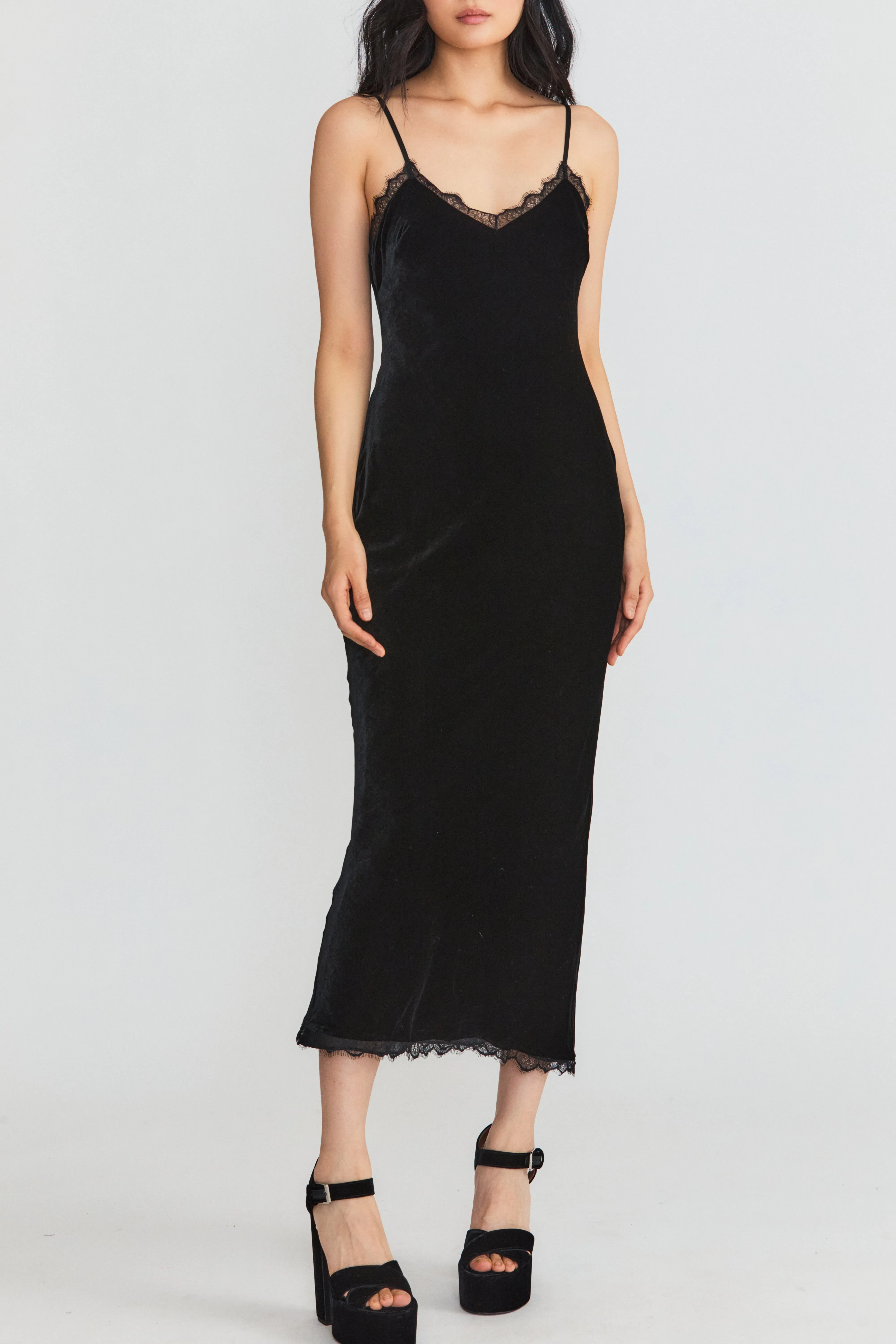 Venus Velvet Midi Dress