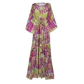 Viola Vita Italian Silk Maxi Dress