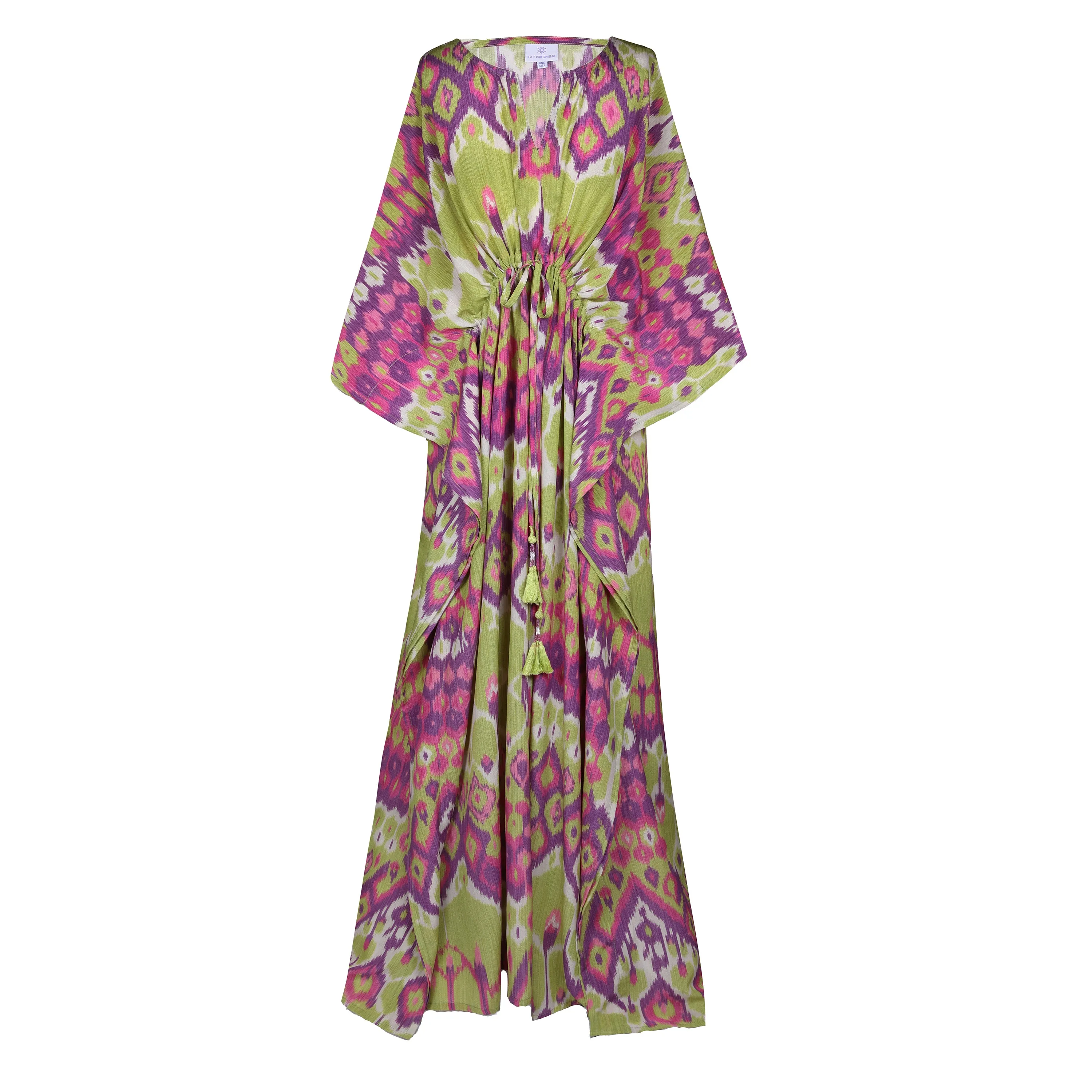 Viola Vita Italian Silk Maxi Dress